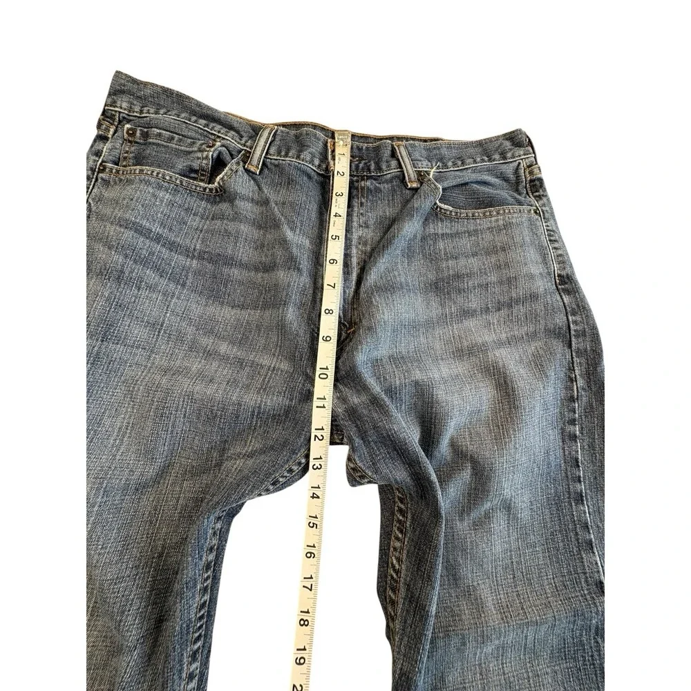 Levi's 505 Regular Fit Straight Leg Jeans Men's 38x34 Blue Denim